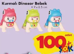 GOKİDY OYUNCAK KURMALI DİNOZOR BEBEK